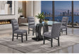 D895 Dining Table with 6 D895 Dining Chairs