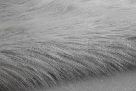 Faux Fur Rug Double Heart