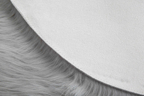 Faux Fur Rug Double Heart