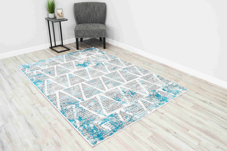 Oxford Area Rug E1002 Turquoise