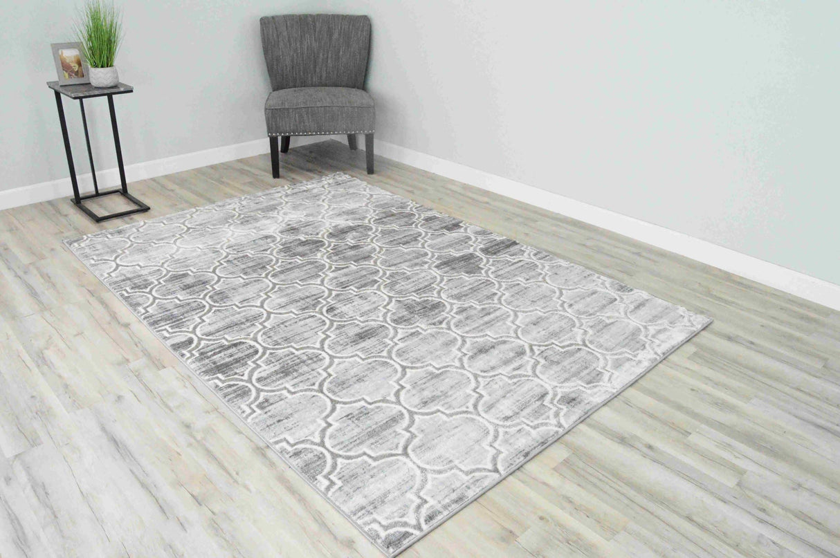 Davinci Area Rug E1010 Grey