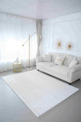 Flora Shaggy Rug Grey