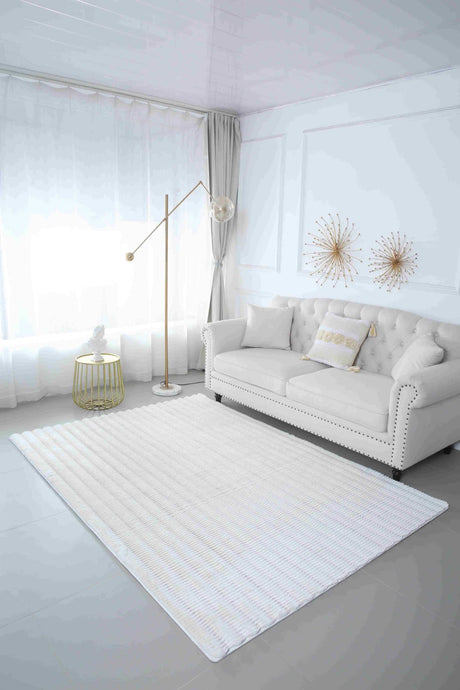 Flora Shaggy Rug Grey