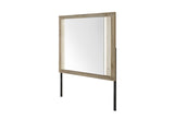Gabriel Brown Mirror with LED