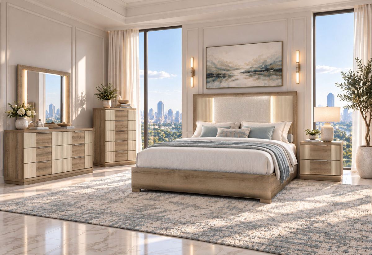 Gabriel Brown Queen Bed Group