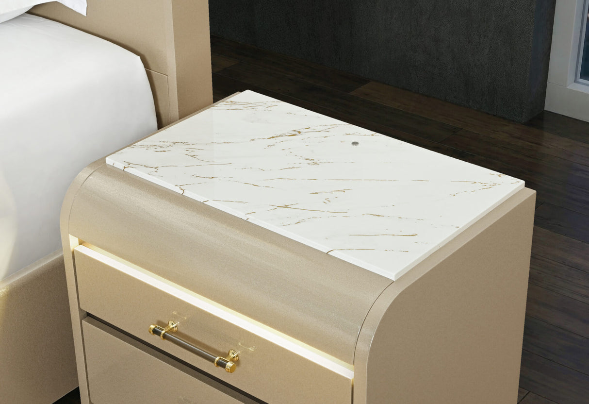 Genesis Gold King Bed Group