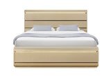 Genesis Gold King Bed with LED