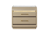 Genesis Gold Nightstand with LED