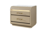 Genesis Gold Nightstand with LED