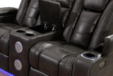 Knox (Gray) (Power) Living Room Set - Gray