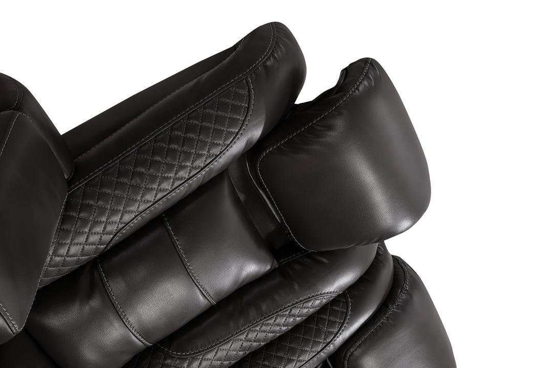 Knox Black Recliner
