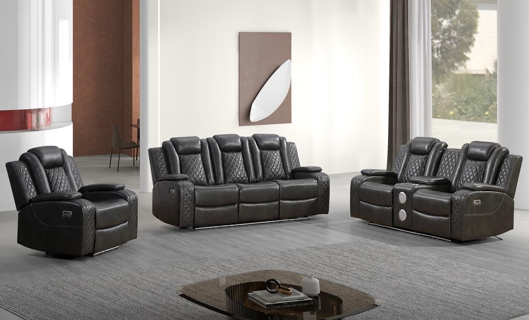 L446 (Power) Recliner Power Seat / Led Light - Gray