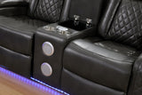 L446 (Power) Living Room Set - Grey