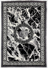 Star Area Rug 1313 Black