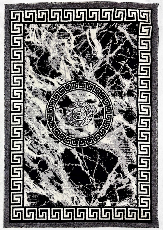 Star Area Rug 1313 Black