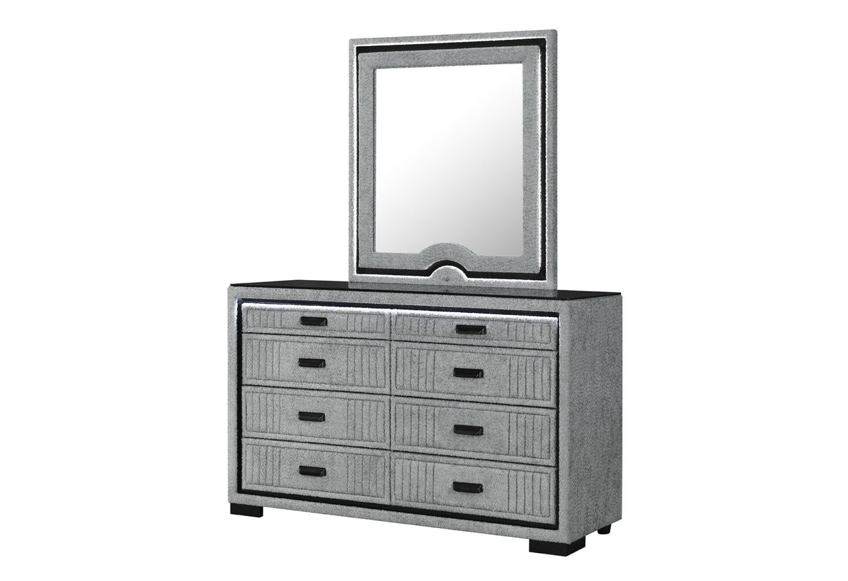 Isabella Grey Mirror with LED