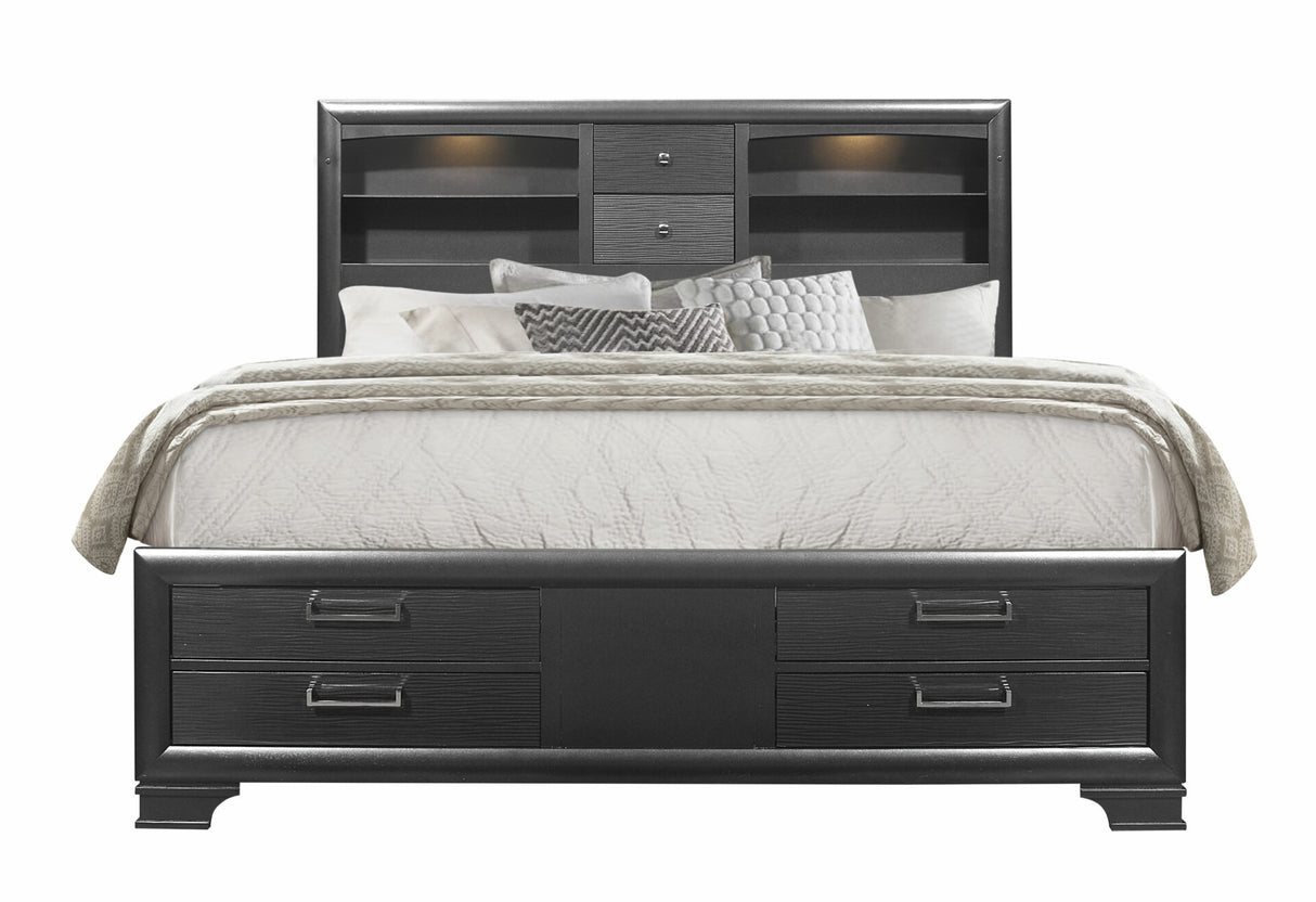 Jordyn Grey King Bed