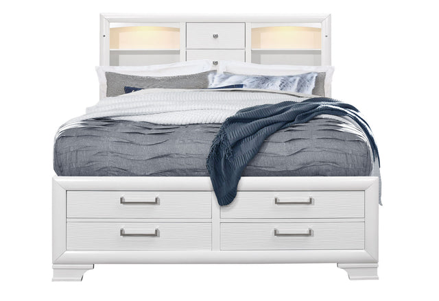 Jordyn White King Bed