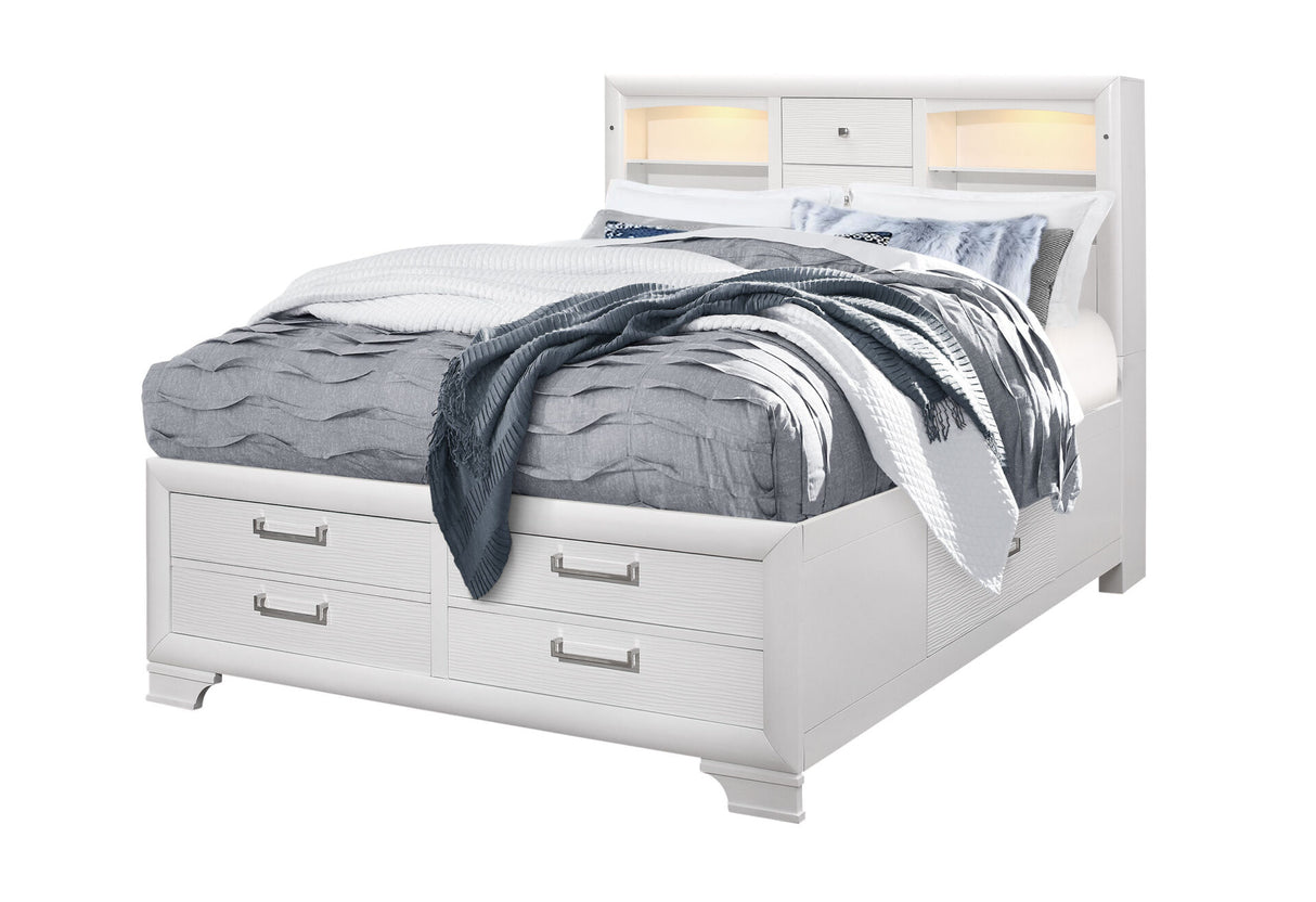 Jordyn White Full Bed Group