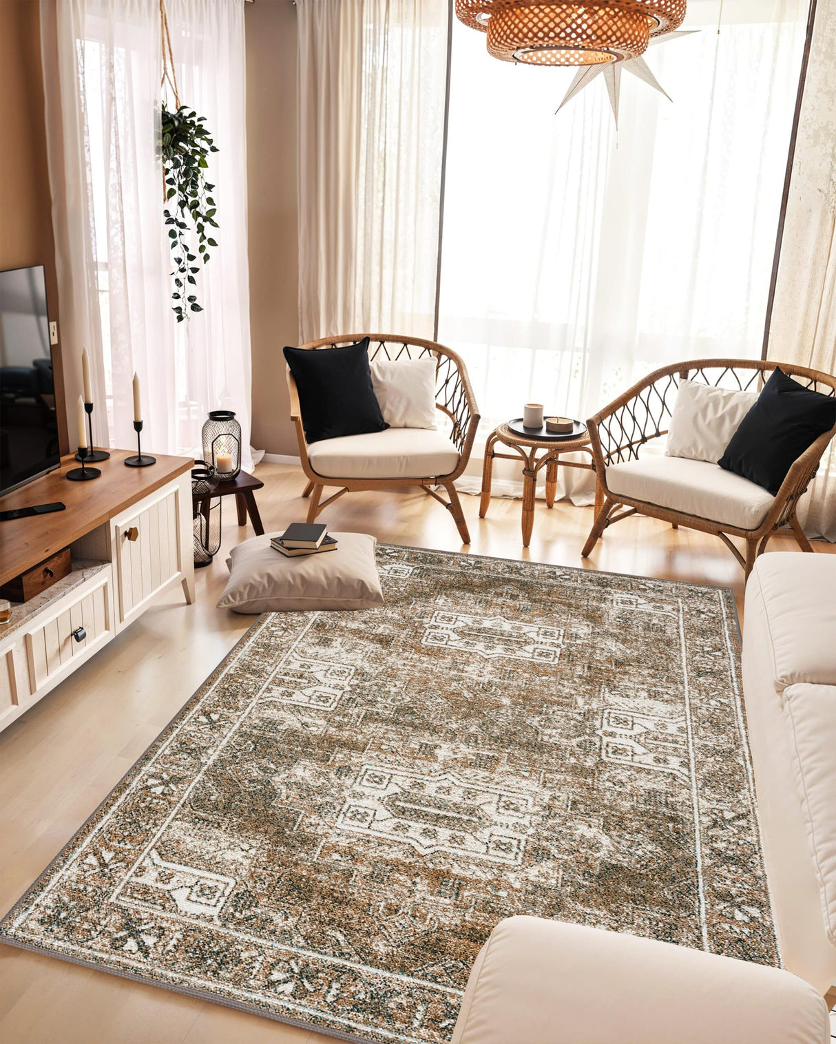 K&D Area Rug 12007