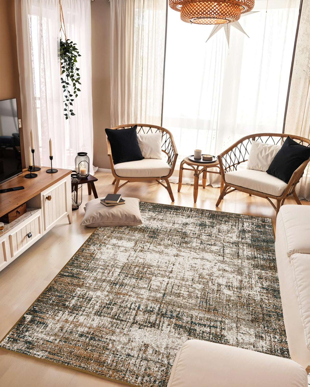 K&D Area Rug 12008