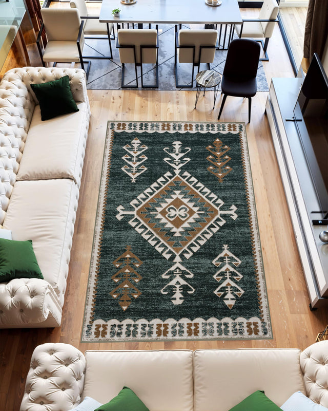 K&D Area Rug 12009 Navy