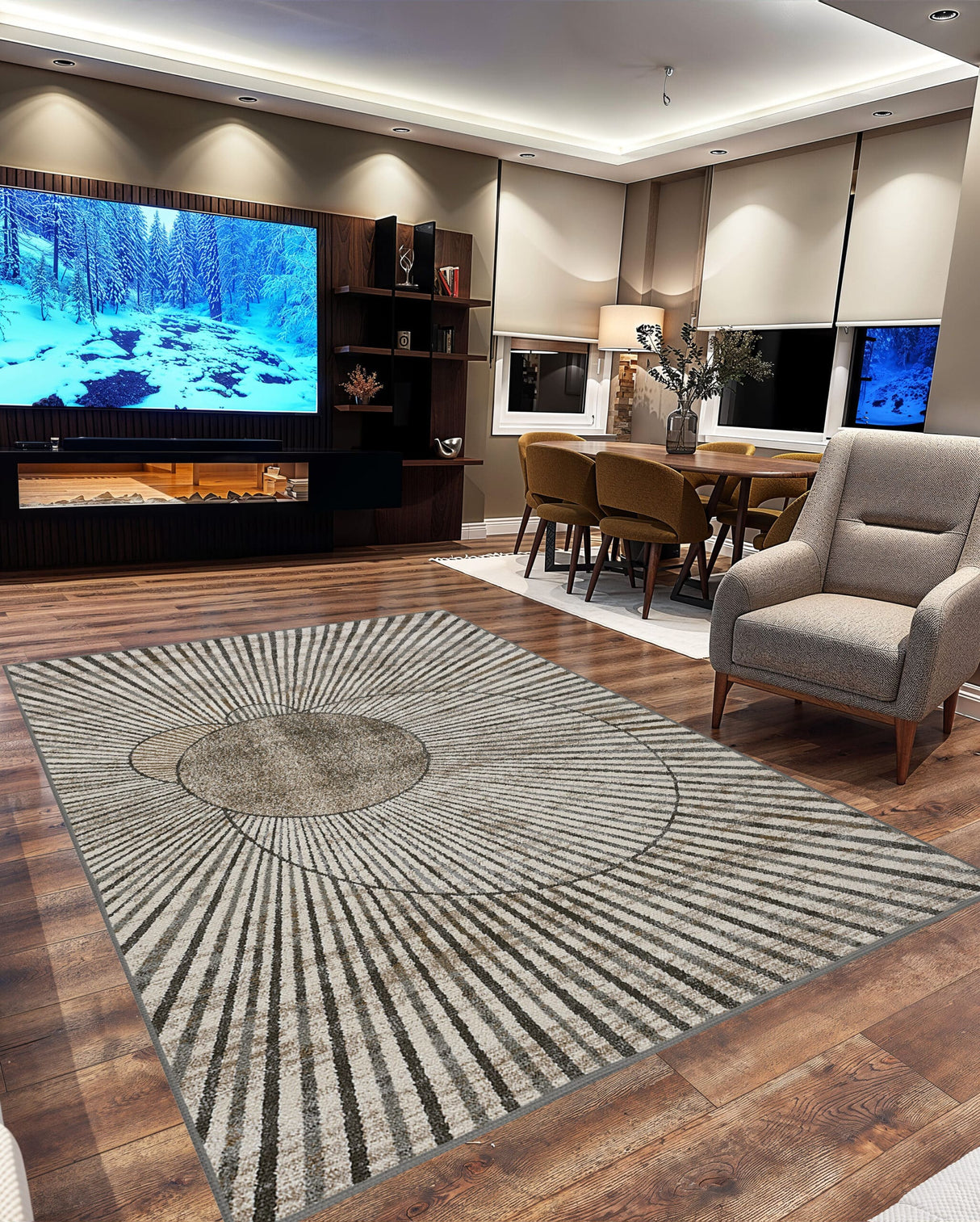 K&D Area Rug 12011
