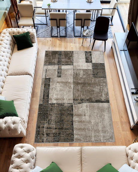 K&D Area Rug 12013 Grey