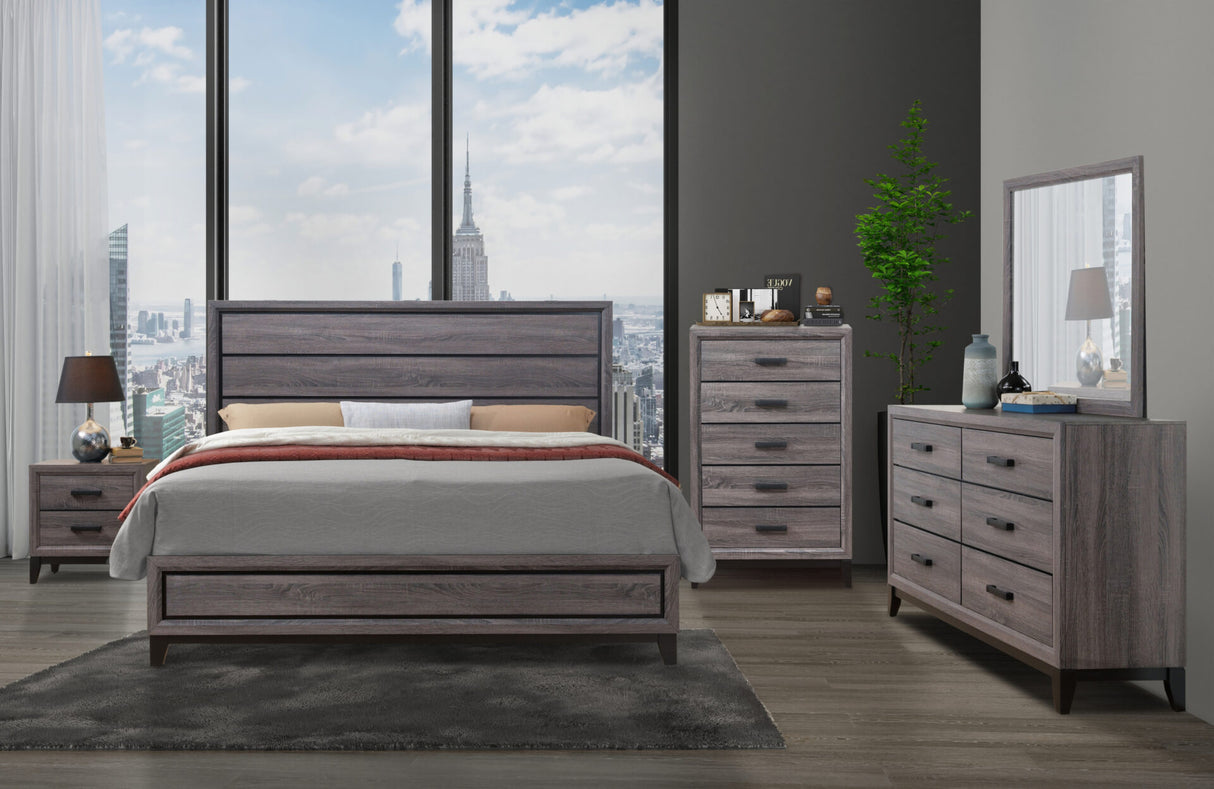 Kate Grey Queen Bed Group