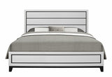 Kate White King Bed