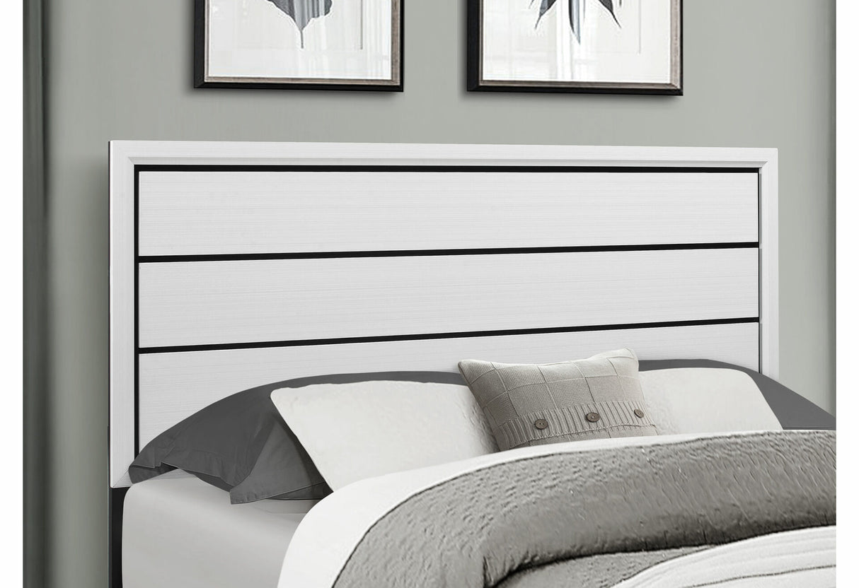 Kate White Queen Bed