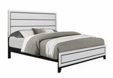 Kate White King Bed