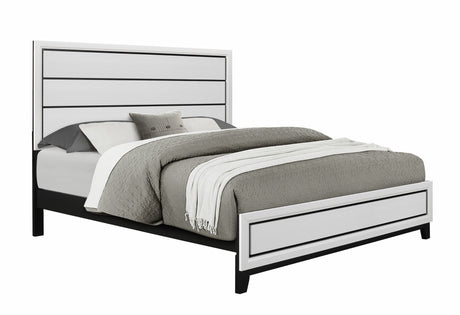 Kate White King Bed