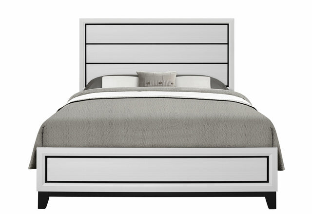 Kate White Queen Bed