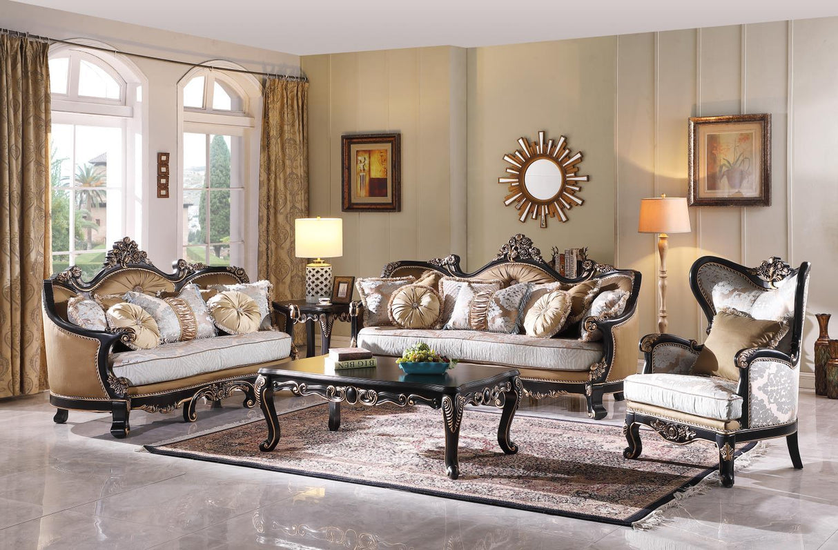 Roman White End Table