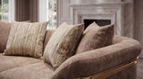 Monaco Living Room Set - Brown