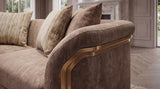 Monaco Living Room Set - Brown