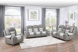 Harlow Grey Reclining Loveseat