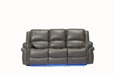 Cesar Grey Reclining Sofa
