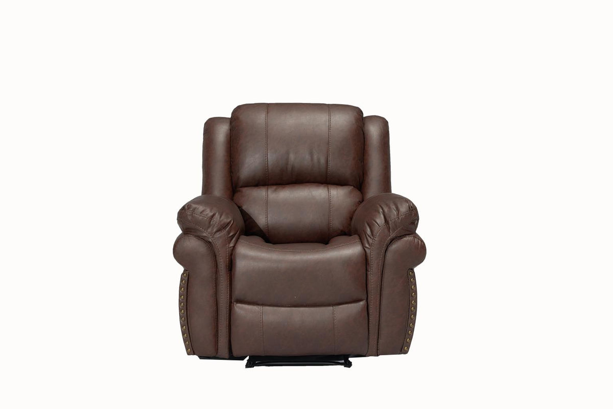 Cesar Manual Living Room Set - Brown