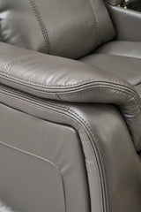 Jay Grey 3 PC Reclining Sectional w/ LED