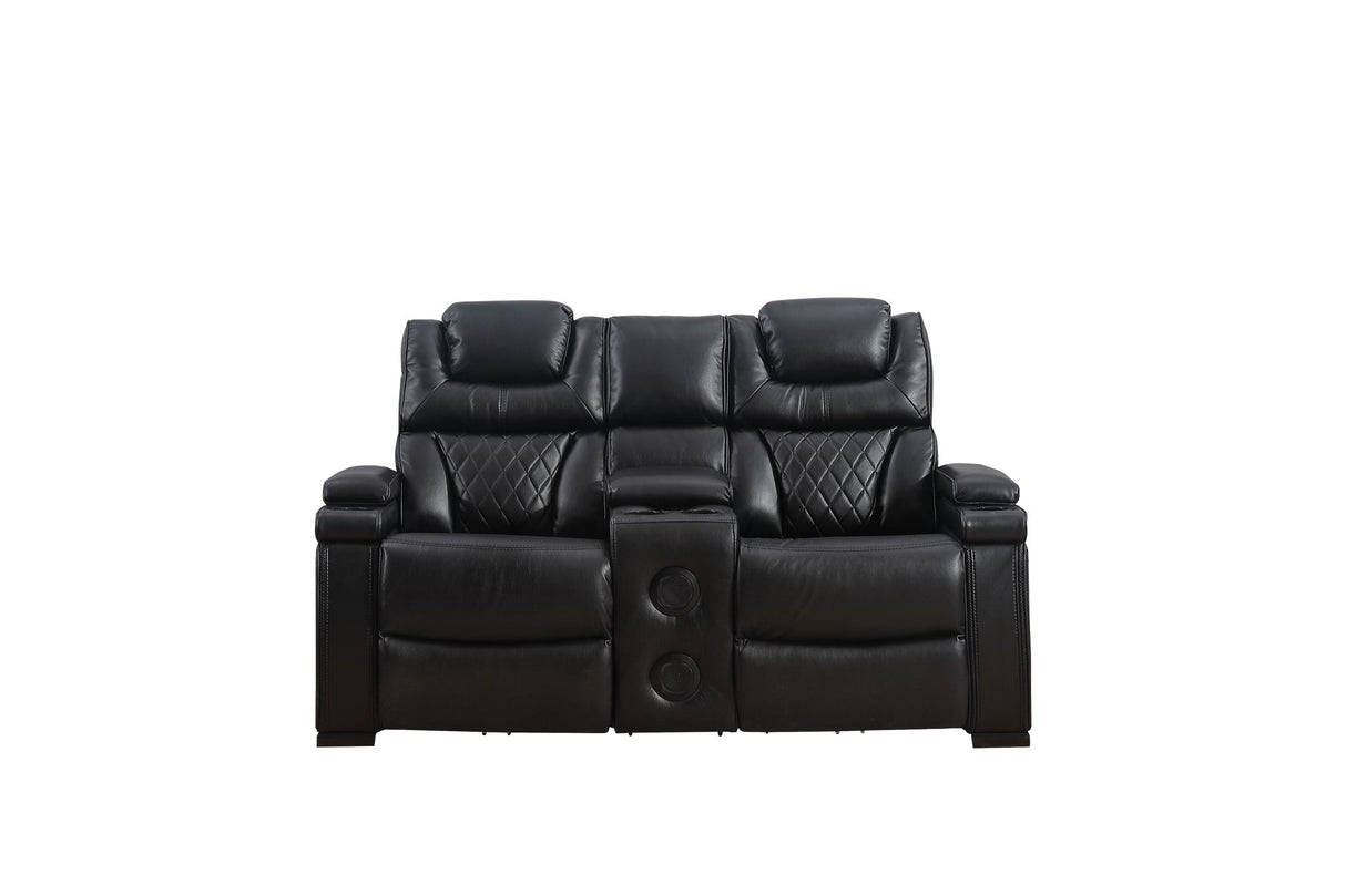 Braden (Power) Chair, Sofa, Love Seat - Black