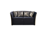 Orion Black Loveseat