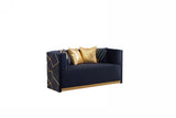 Noah Black Loveseat