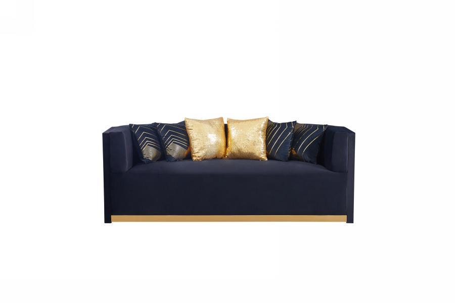 Noah Black Loveseat