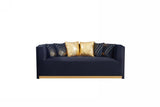 Noah Black Loveseat