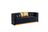 Noah Black Loveseat