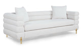 Silas White 2-Piece (Sofa, Loveseat)