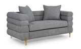 Silas Grey 2-Piece (Sofa, Loveseat)