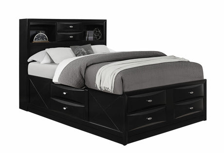 Linda Black King Bed